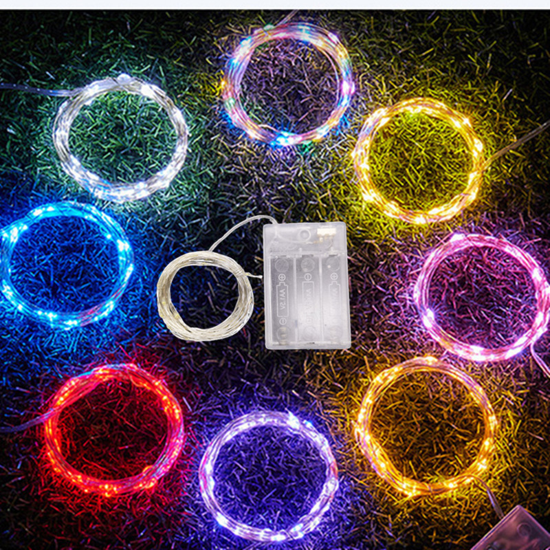 Led Fairy String Lights - LED Peri Işıkları Pil Kumandalı Noel