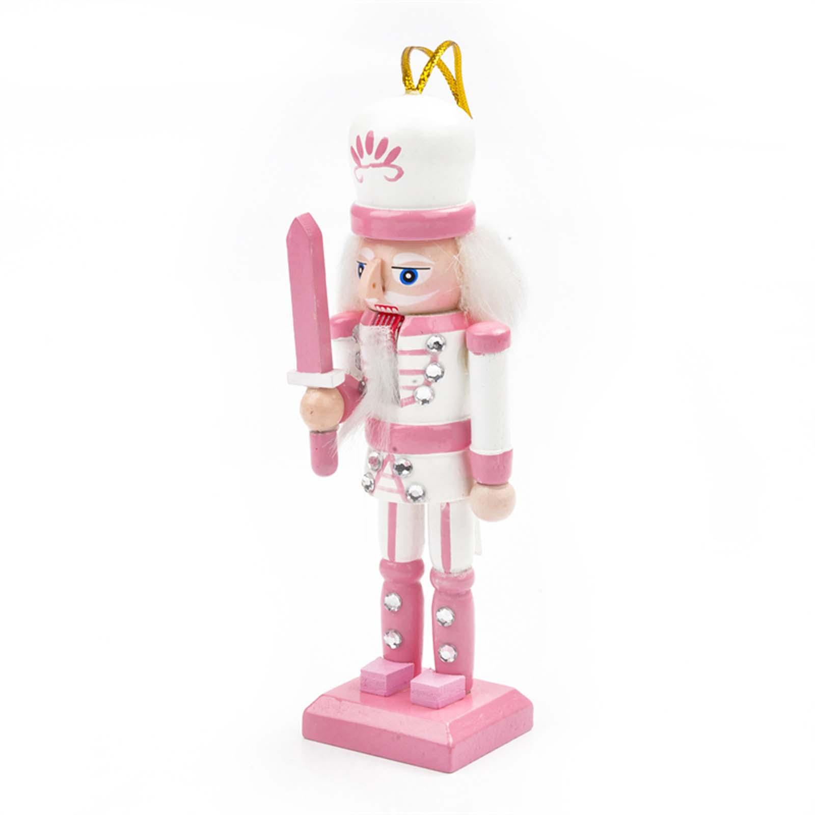 Nutcracker Figurine - 4x Ahşap Fındıkkıran Asker Heykelcik Heykeli