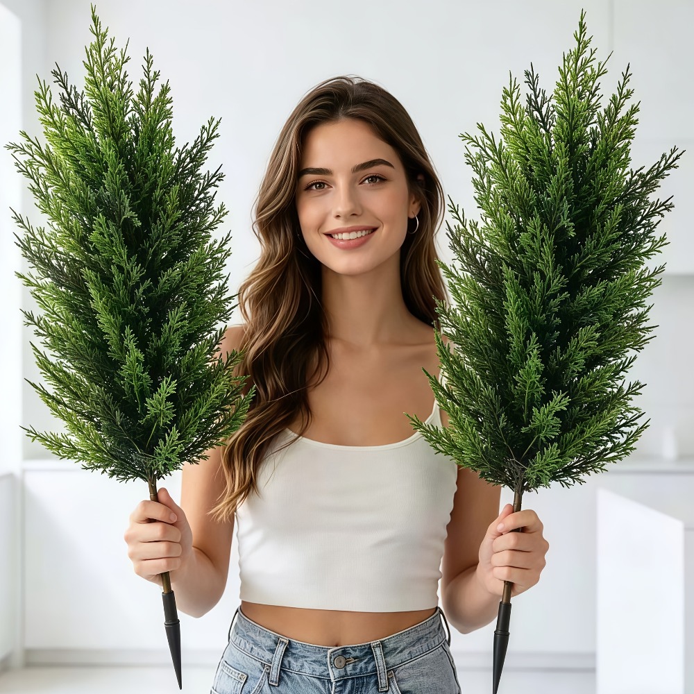 Christmas Tree Artificial - 2PC Dış Mekan Yapay Çam Ağacı
