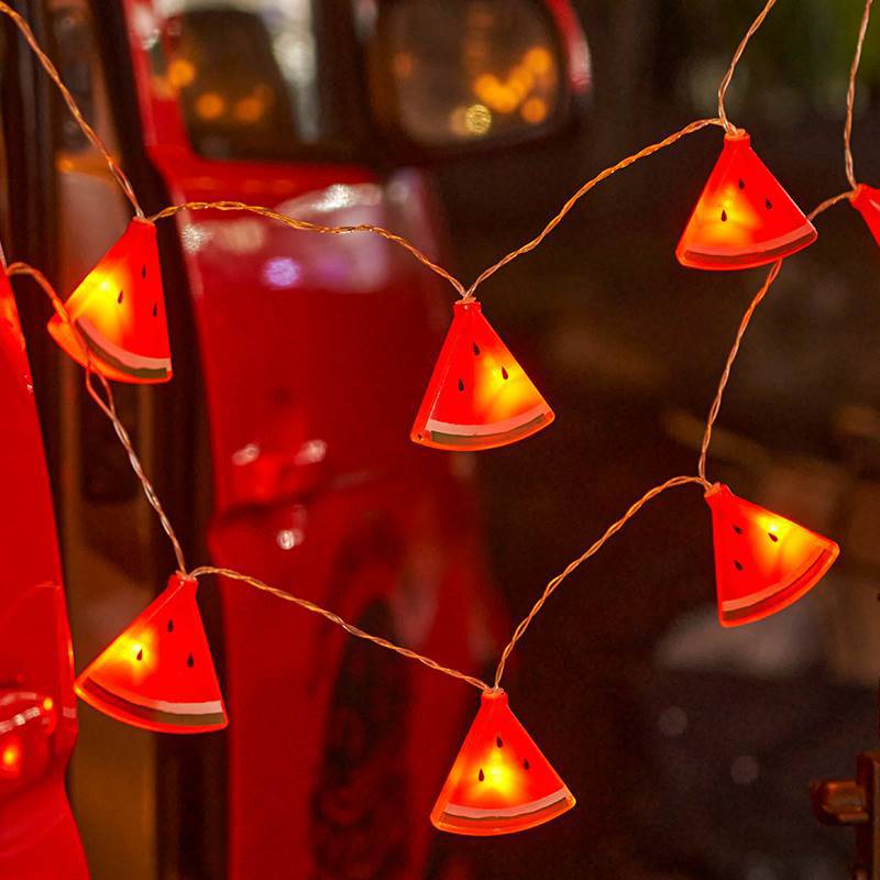 Led Fairy String Lights - Karpuz LED Dize Işıklar Sıcak Beyaz