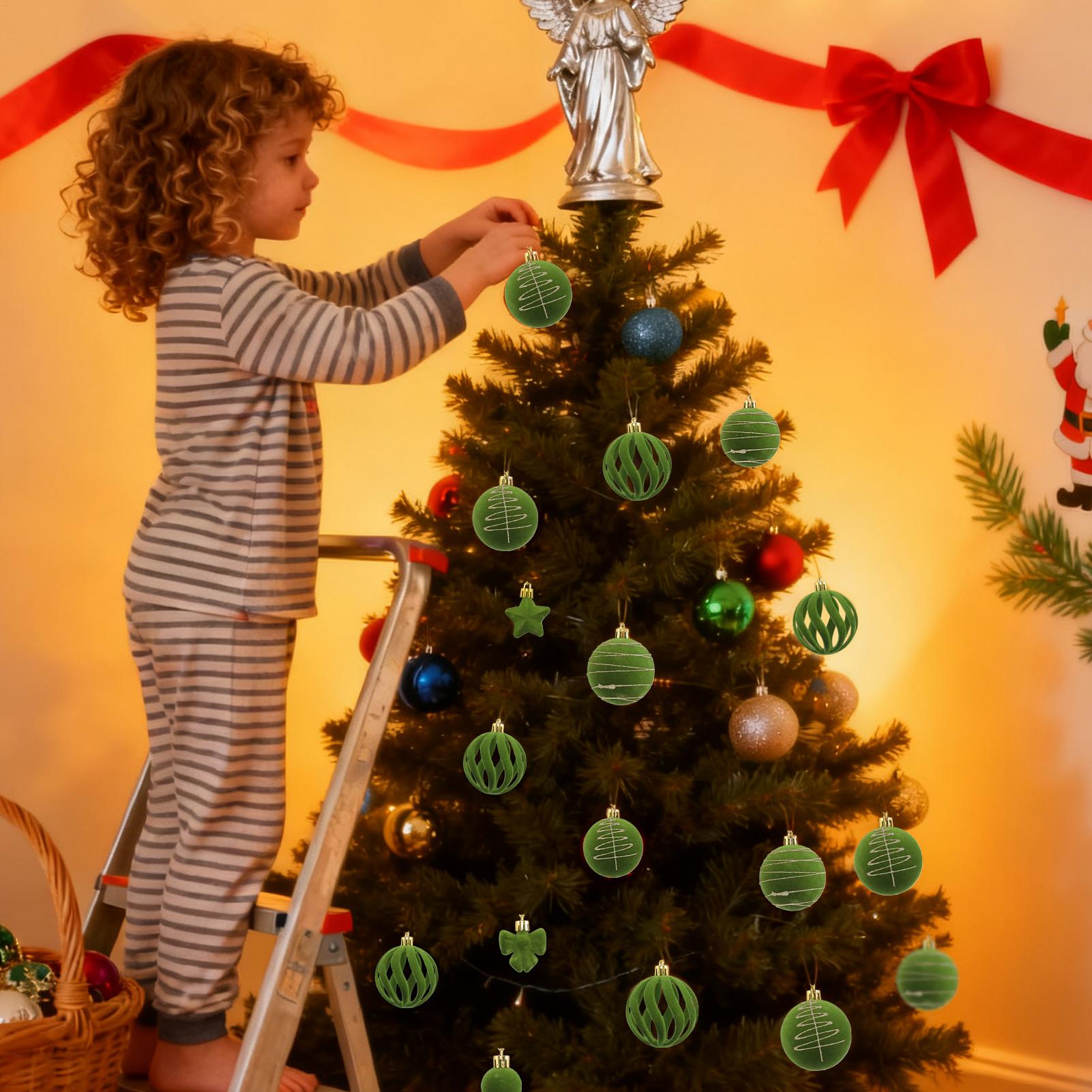 Ornament Ball Set - Kırılmaz Noel Top Süsleri Seti 35