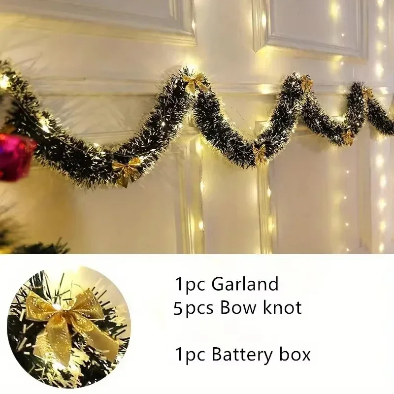 Tinsel Garland Decoration - Noel Tinsel Garland Yapay Noel Garland