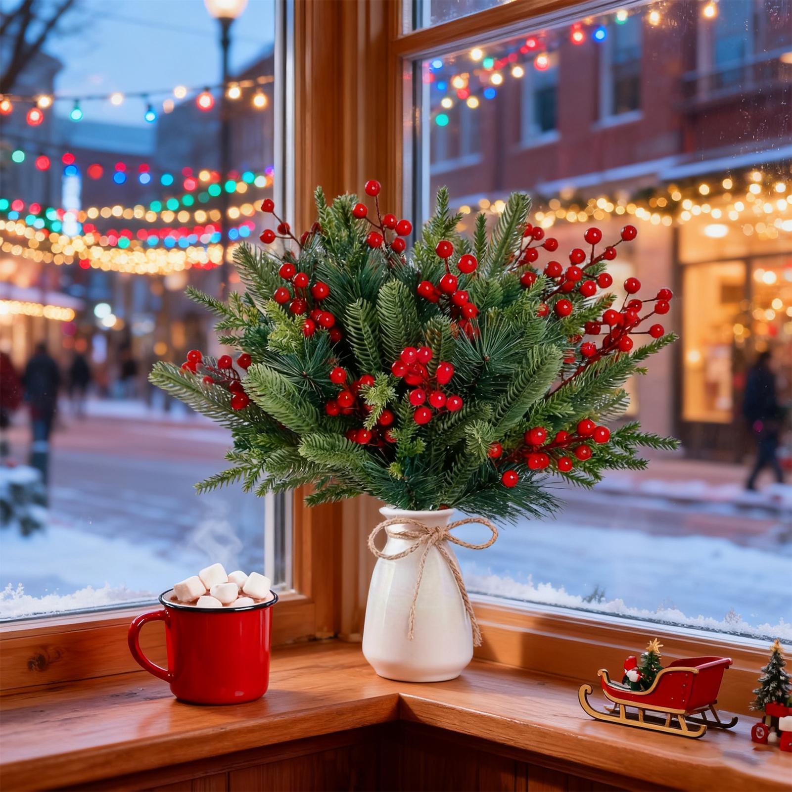 Çam Dalları Sahte Yeşil Bitkil - Christmas Wreath Fake incelemesi ve fiyatı