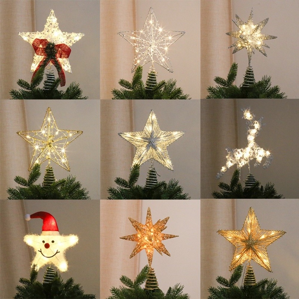 3D Simli Yıldız Noel Ağacı Tep - Star Tree Topper incelemesi ve fiyatı