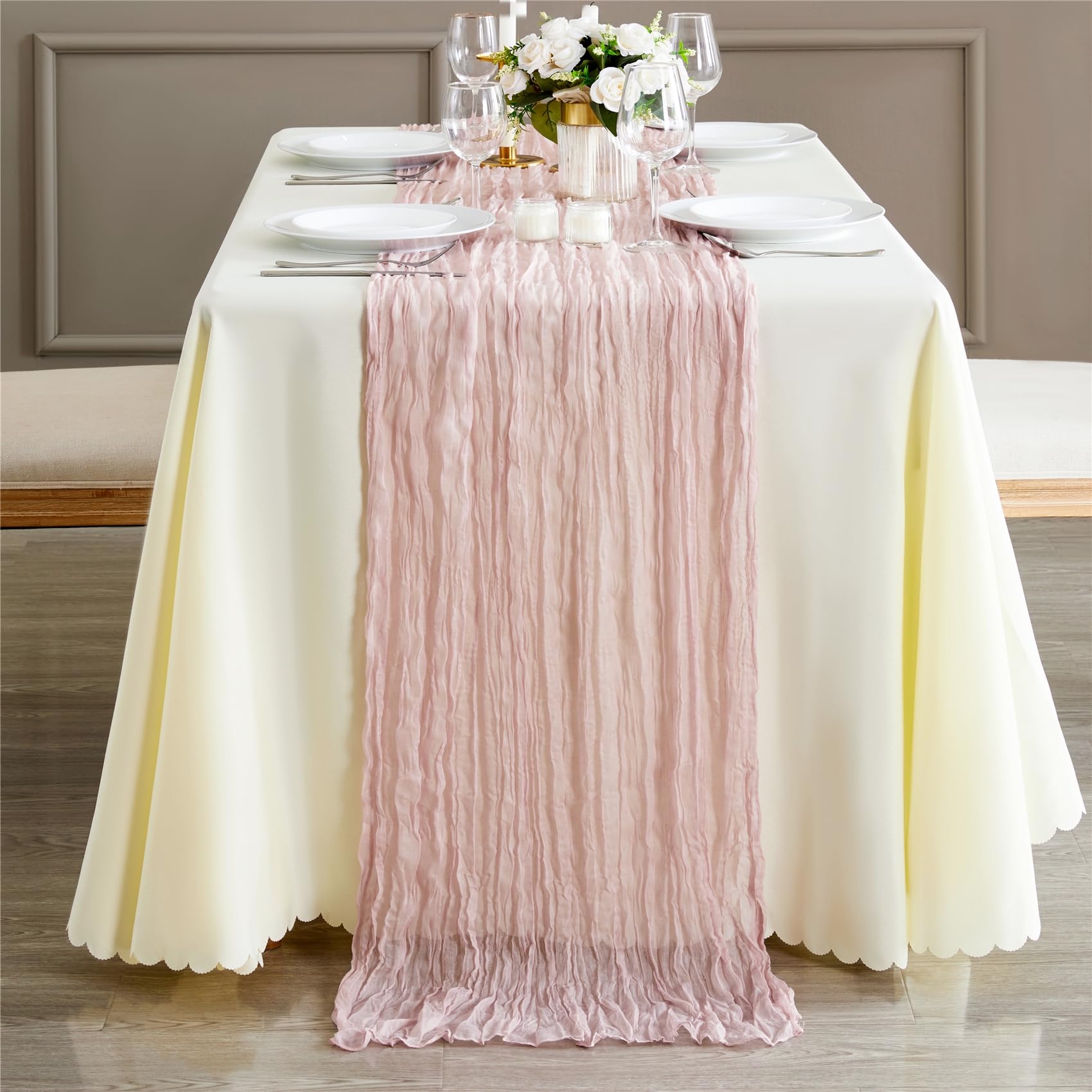 10'lu Set Masa Örtüsü Gazlı Kr - Christmas Table Runner incelemesi ve fiyatı