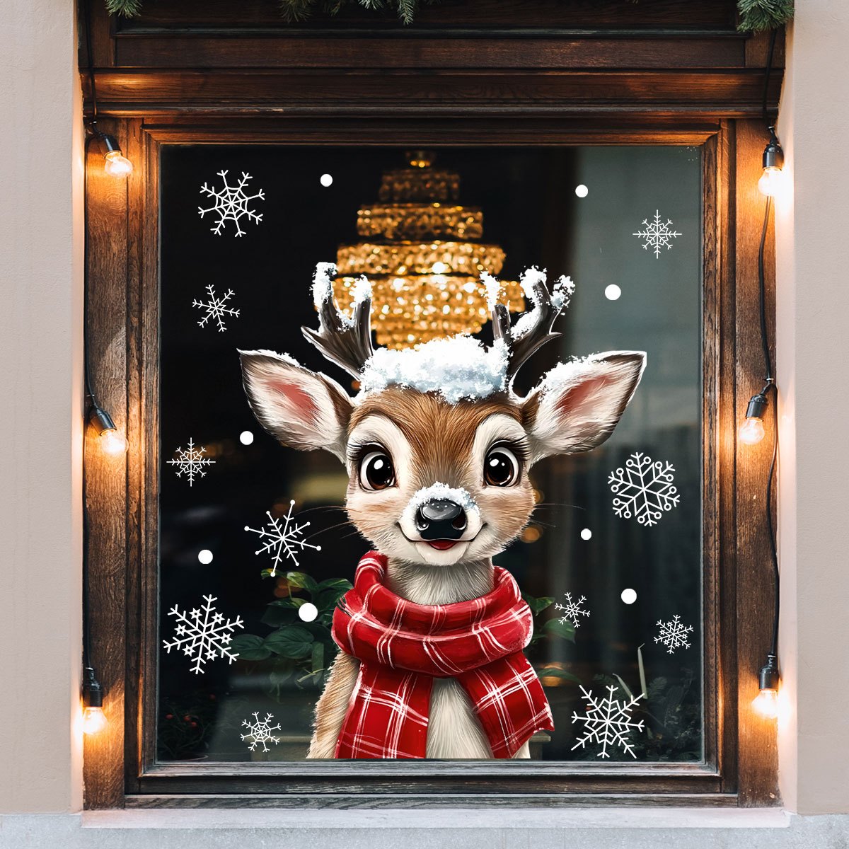 1 adet Noel Eşarp Kar Tanesi R - Snowflake Window Decal incelemesi ve fiyatı
