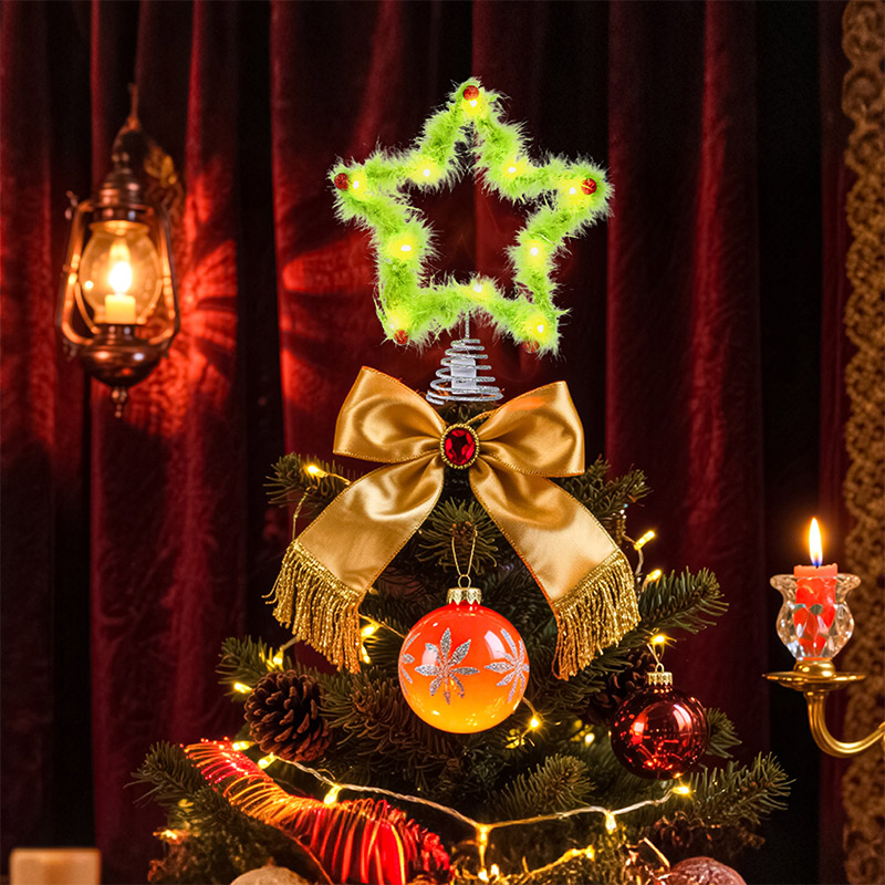 Peluş Beş Köşeli Yıldız Şeklin - Star Tree Topper incelemesi ve fiyatı