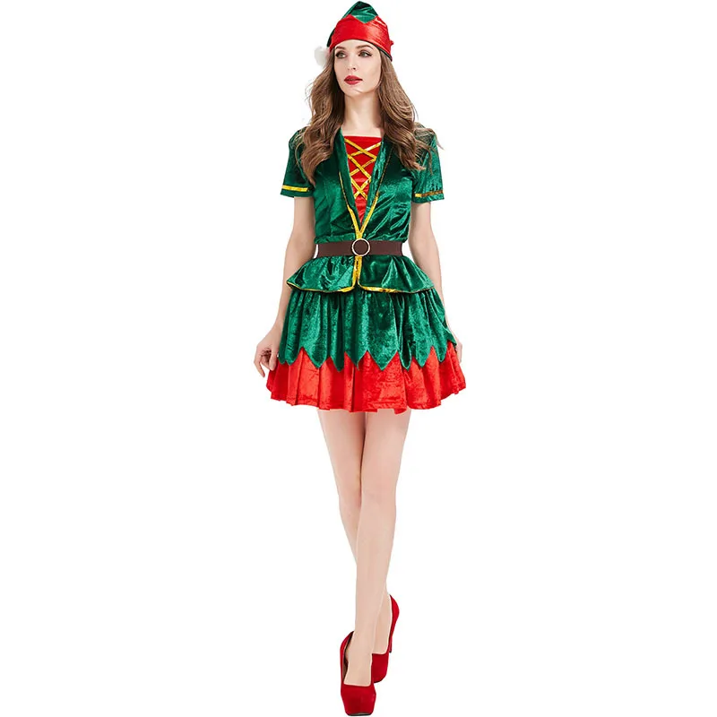 Kadın Noel Yeşil Elf Kostüm No - Elf Costume Christmas incelemesi ve fiyatı