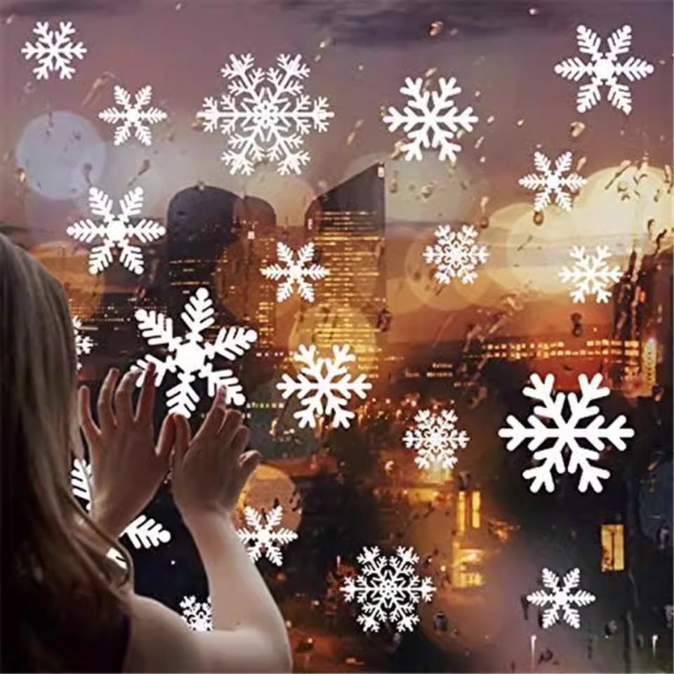 1 Set Kar Tanesi Pencere Çıkar - Snowflake Window Decal incelemesi ve fiyatı