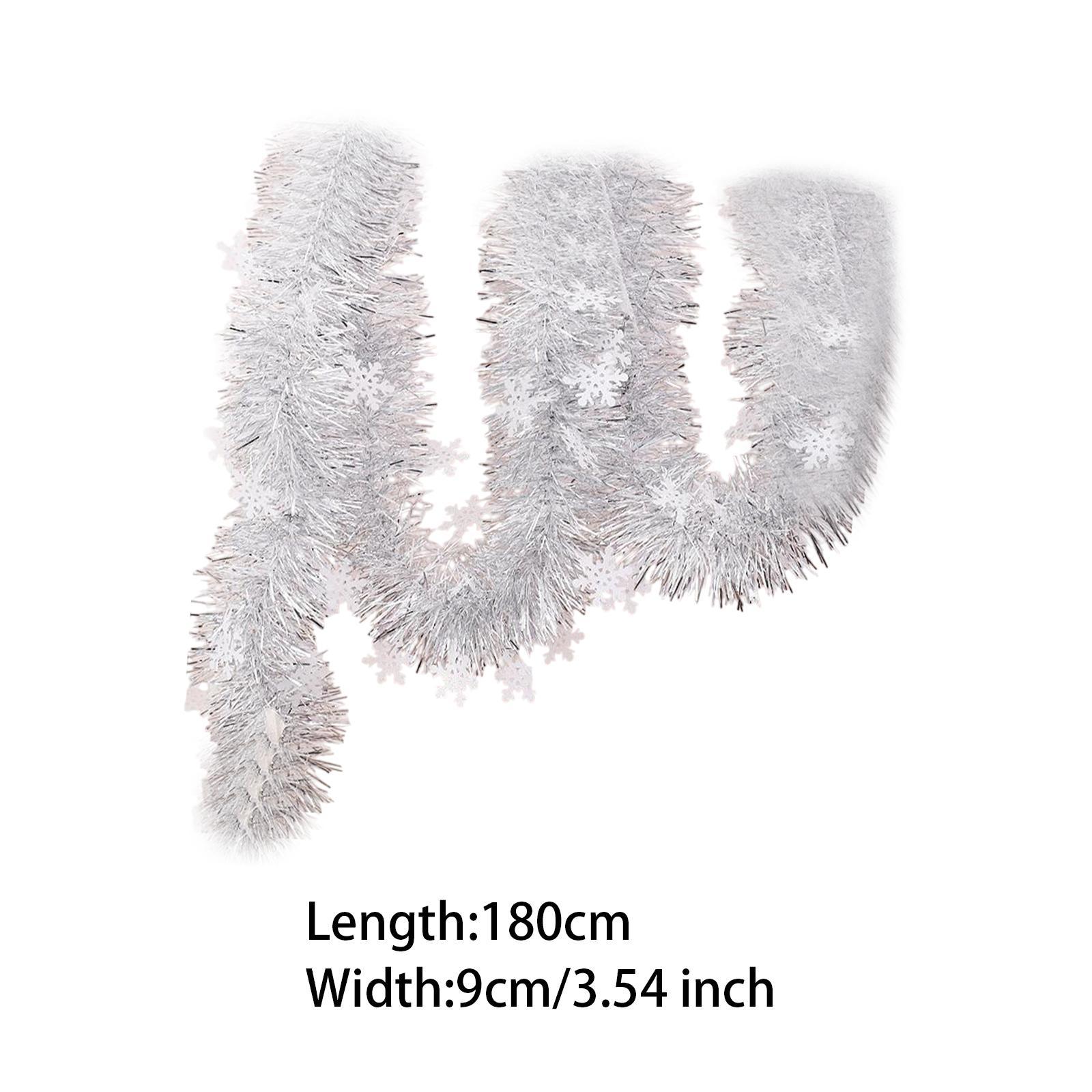 5x Noel Tinsel Garland Gümüş P - Tinsel Garland Decoration incelemesi ve fiyatı