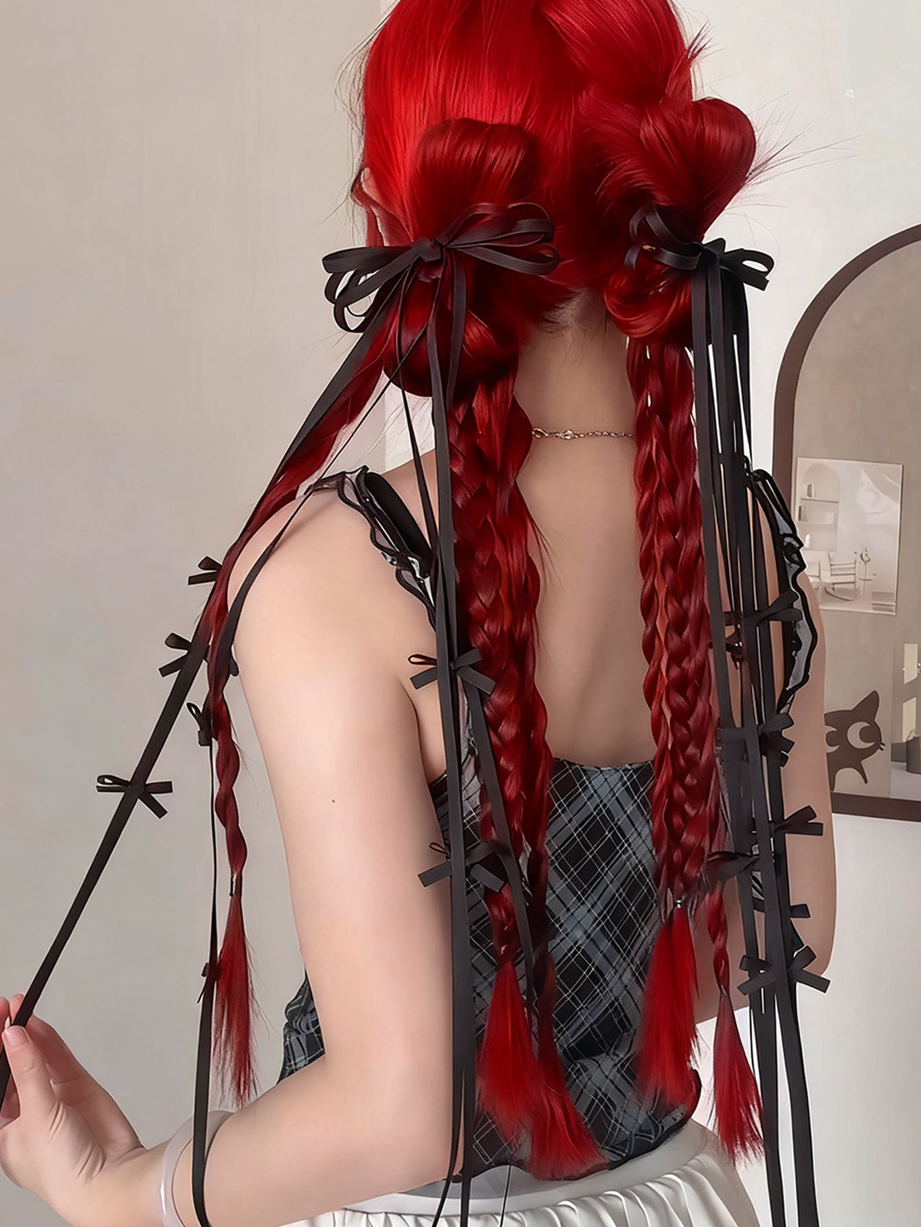 Harajuku Sevimli Uzun Kurdele  - Ribbon Bow Gift incelemesi ve fiyatı