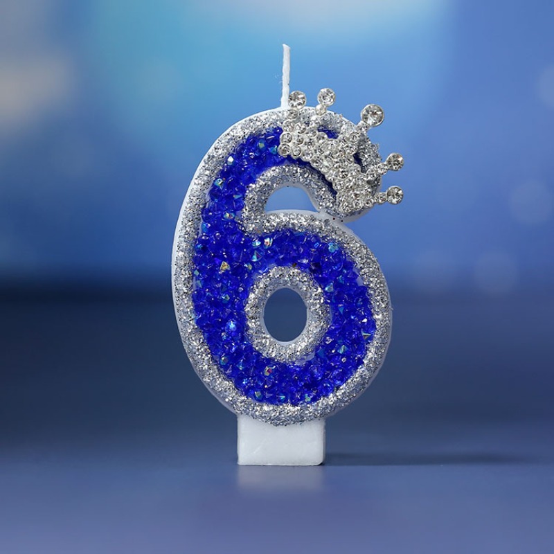 Mavi Taç Doğum Günü Mumu 0-9 N - Holiday Candle Set incelemesi ve fiyatı