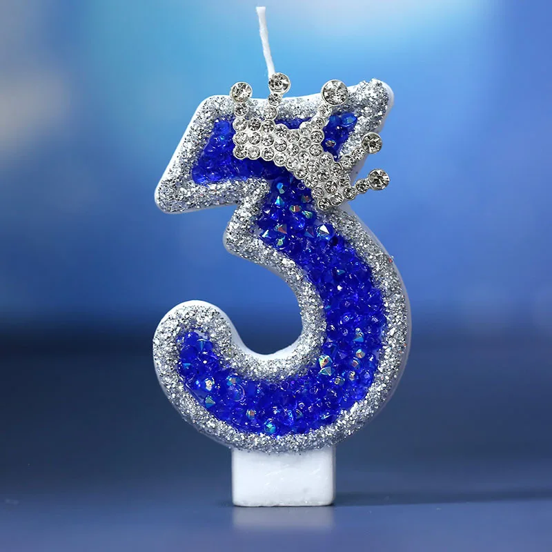 Mavi Taç Doğum Günü Mumu 0-9 N - Holiday Candle Set incelemesi ve fiyatı