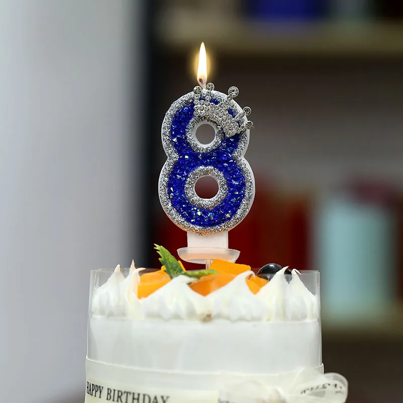 Mavi Taç Doğum Günü Mumu 0-9 N - Holiday Candle Set incelemesi ve fiyatı
