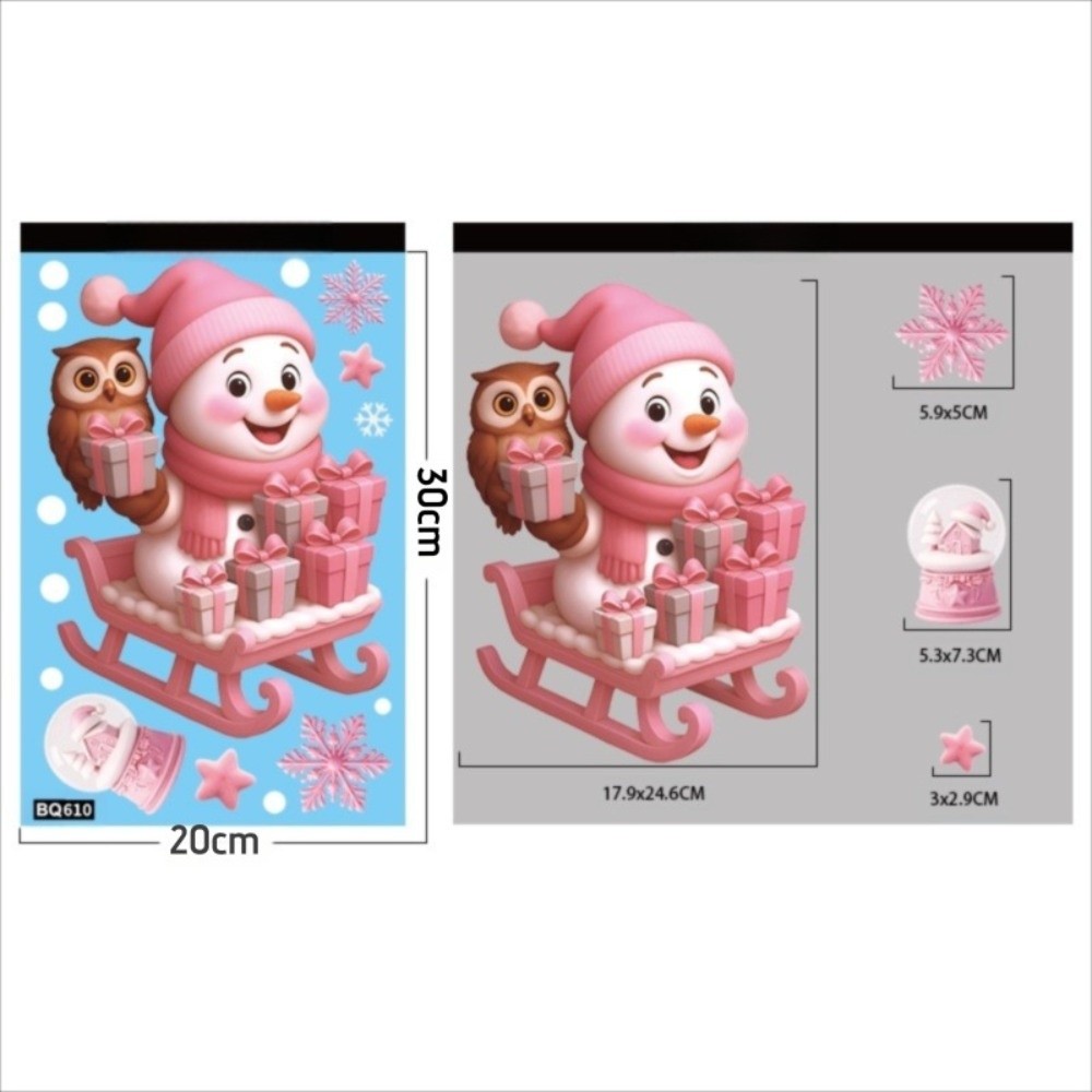 Karikatür PVC pencere çıkartma - Snowflake Window Decal incelemesi ve fiyatı