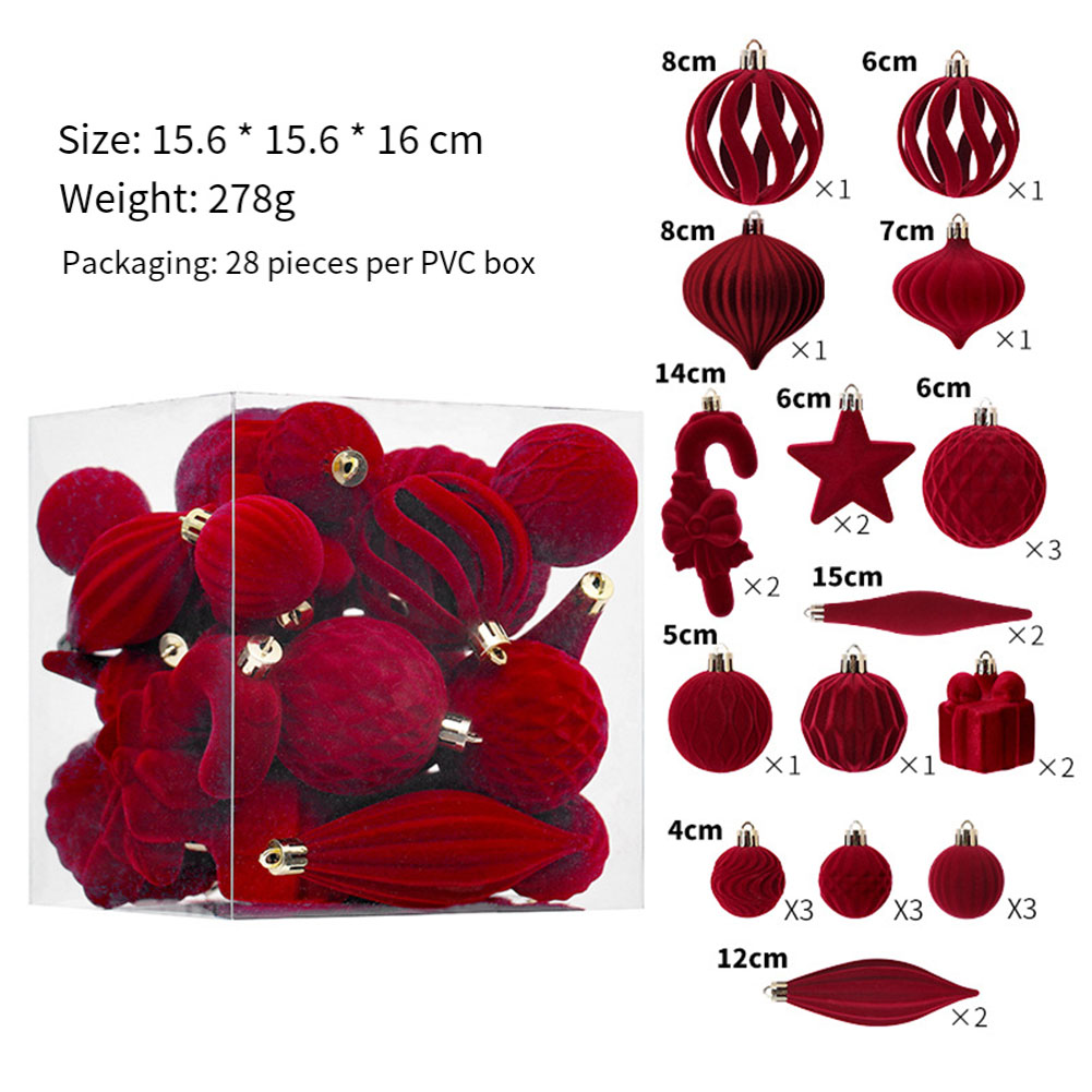    28 adet noel topları yılba - Ornament Ball Set incelemesi ve fiyatı