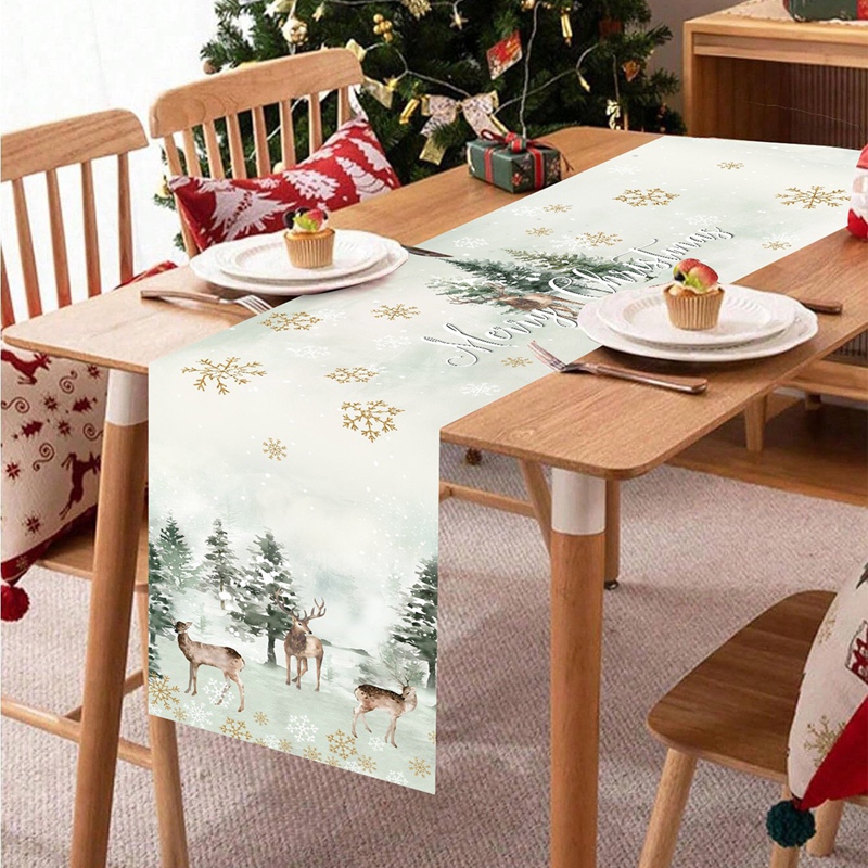 Noel Masa Örtüsü Mutlu Noeller - Christmas Table Runner incelemesi ve fiyatı