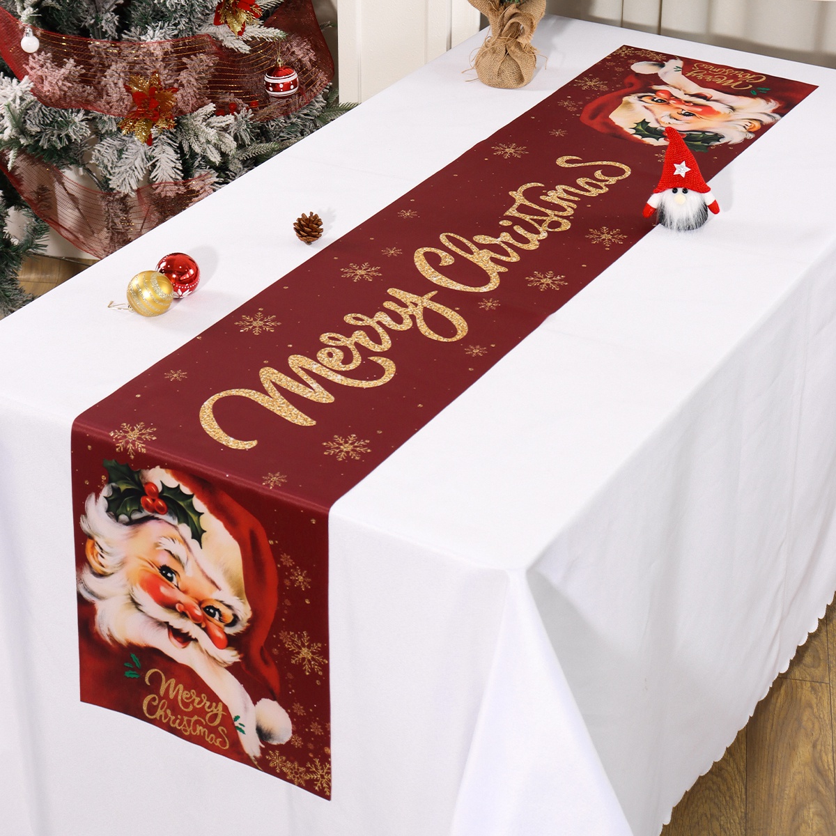 Merry Christmas Noel Baba Masa - Christmas Table Runner incelemesi ve fiyatı