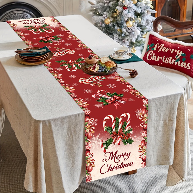 Merry Christmas Noel Baba Masa - Christmas Table Runner incelemesi ve fiyatı