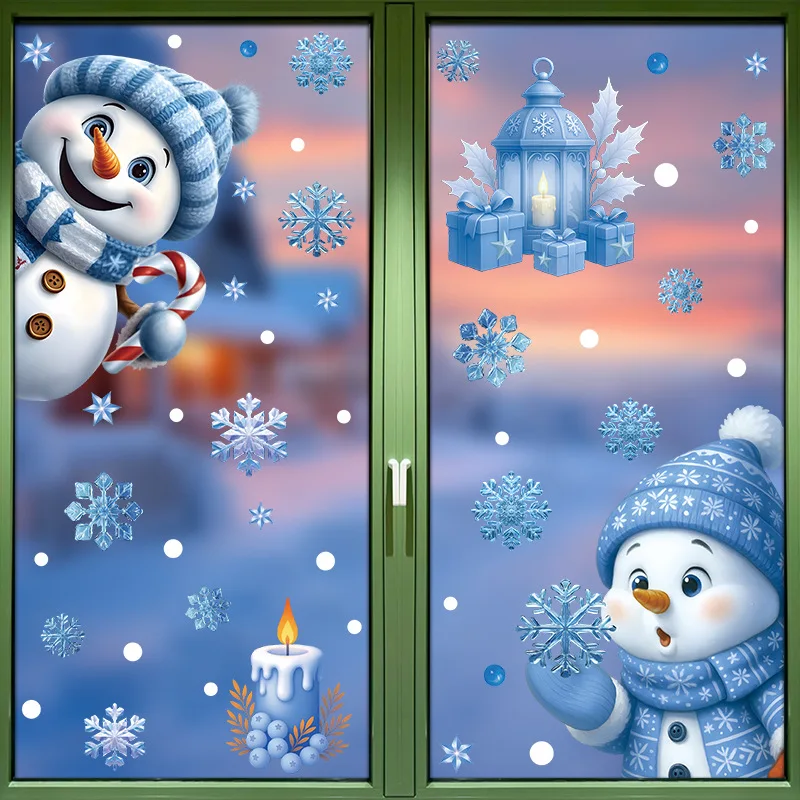 1 takım Noel kar tanesi pencer - Snowflake Window Decal incelemesi ve fiyatı