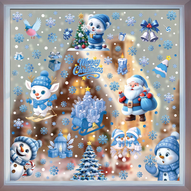 1 takım Noel kar tanesi pencer - Snowflake Window Decal incelemesi ve fiyatı