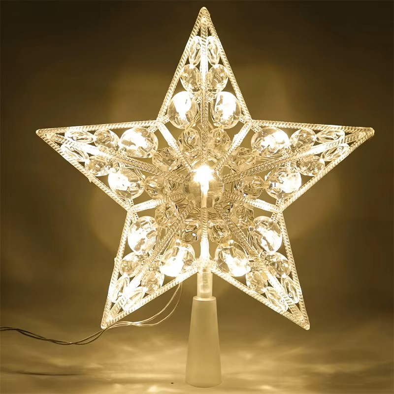 15 cm Noel Parlayan Ağaç Toppe - Star Tree Topper incelemesi ve fiyatı