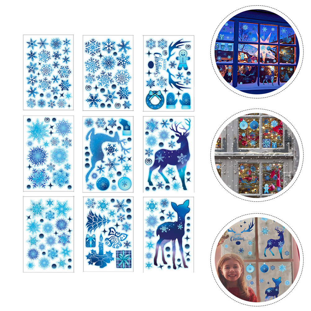 9 Yaprak Noel Pencere Çıkartma - Snowflake Window Decal incelemesi ve fiyatı