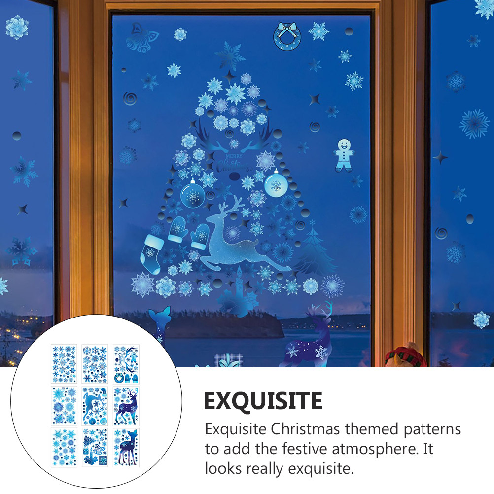 9 Yaprak Noel Pencere Çıkartma - Snowflake Window Decal incelemesi ve fiyatı