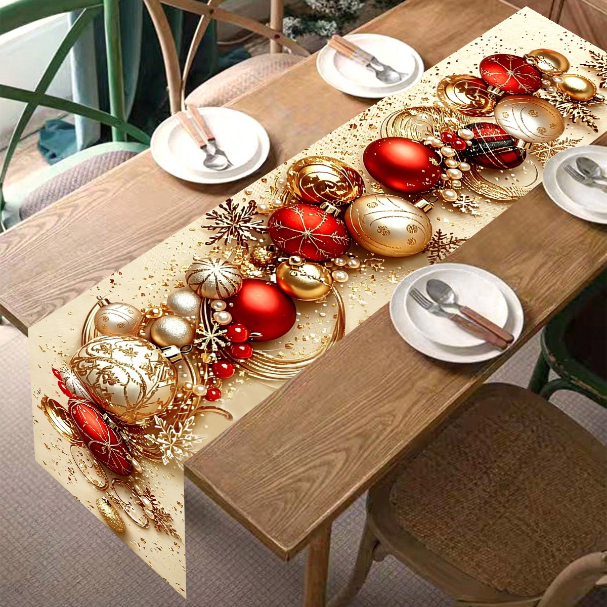 Retro Noel Masa Örtüsü Noel To - Christmas Table Runner incelemesi ve fiyatı