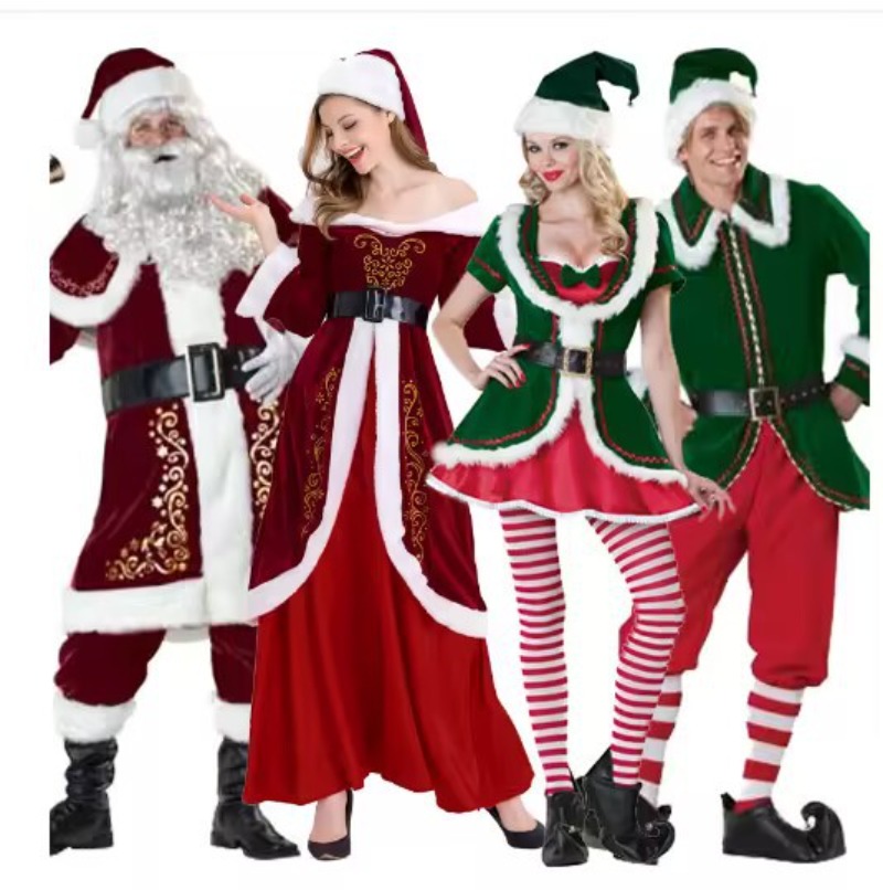 Noel Baba Kostümü Kadın Erkek  - Elf Costume Christmas incelemesi ve fiyatı