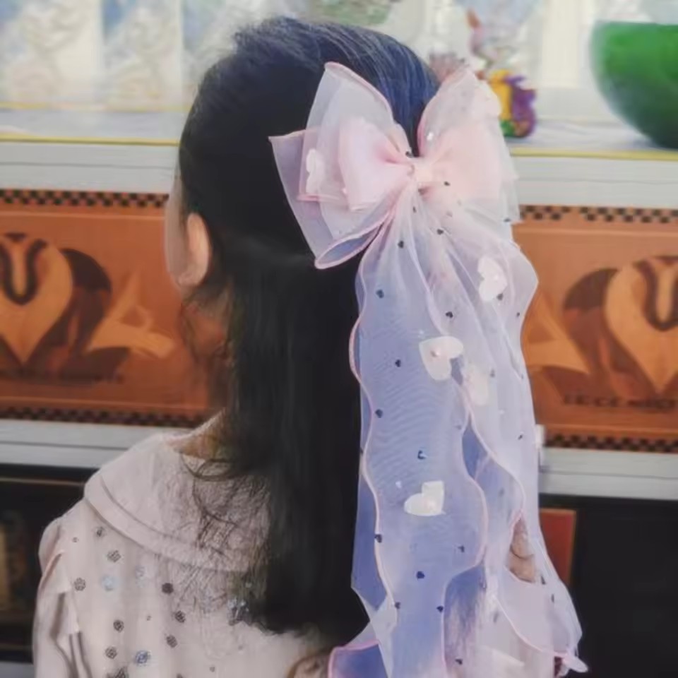 Kore peri örgü yay saç tokası  - Ribbon Bow Gift incelemesi ve fiyatı