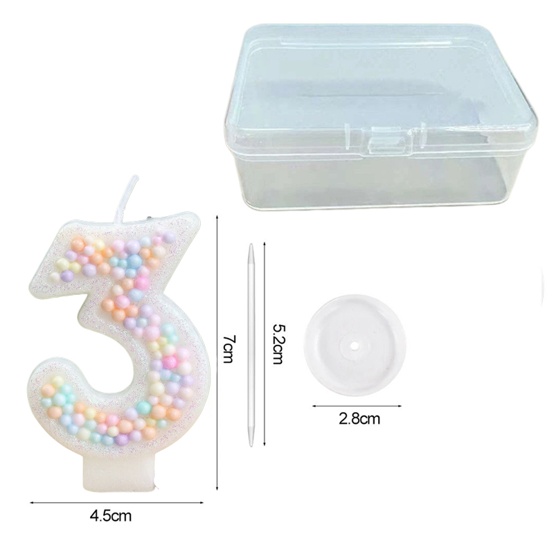 Gökkuşağı Topu Numaralı Doğum  - Holiday Candle Set incelemesi ve fiyatı