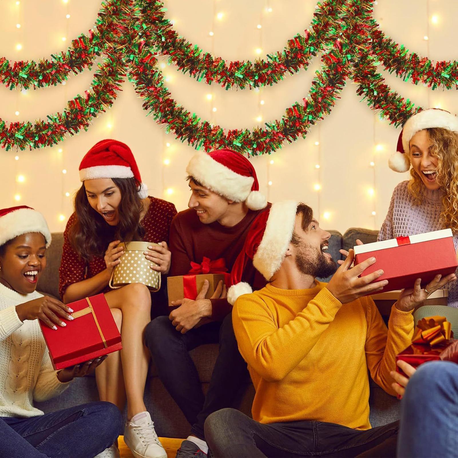 Noel Tinsel Garland Işıltılı 6 - Tinsel Garland Decoration incelemesi ve fiyatı