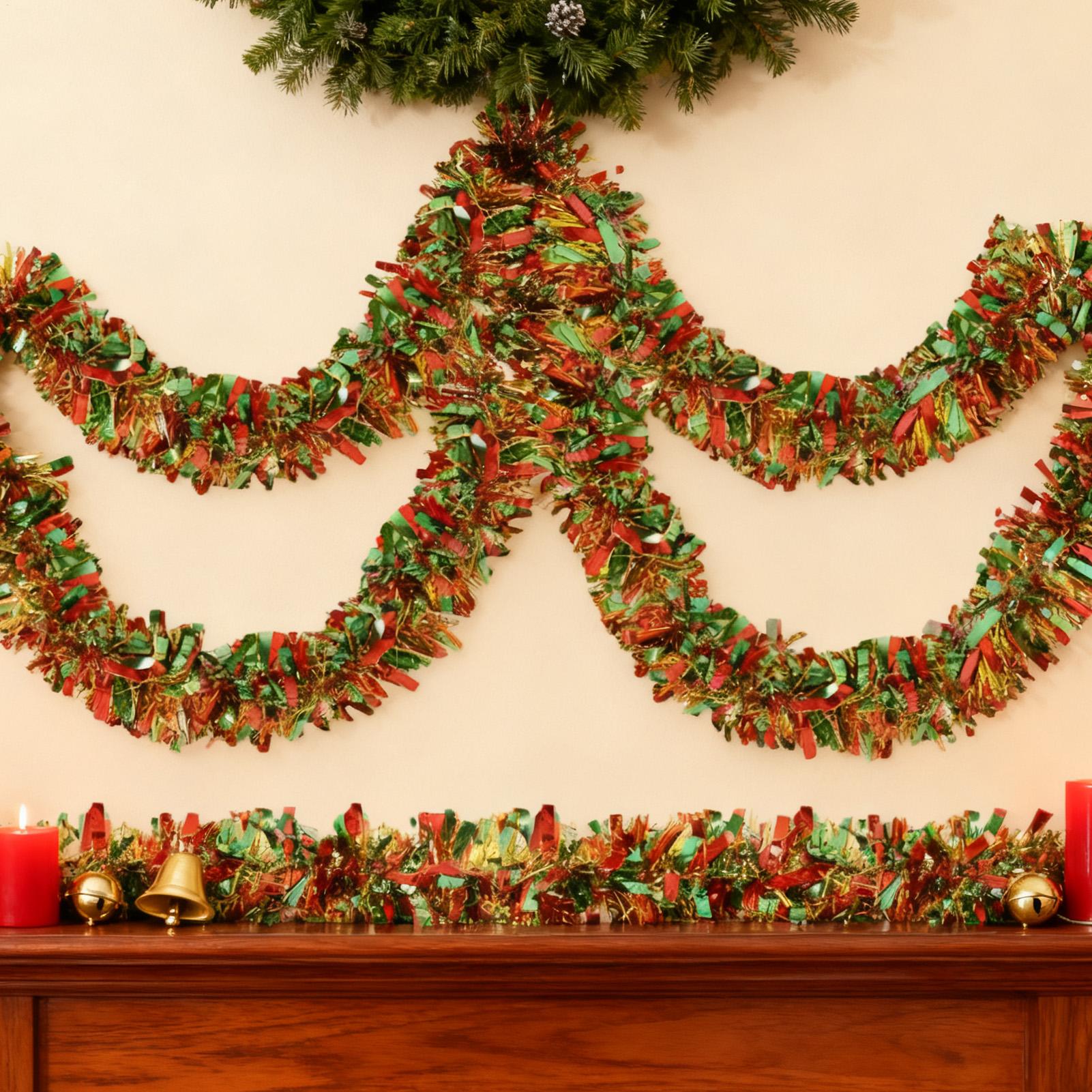 Noel Tinsel Garland Işıltılı 6 - Tinsel Garland Decoration incelemesi ve fiyatı