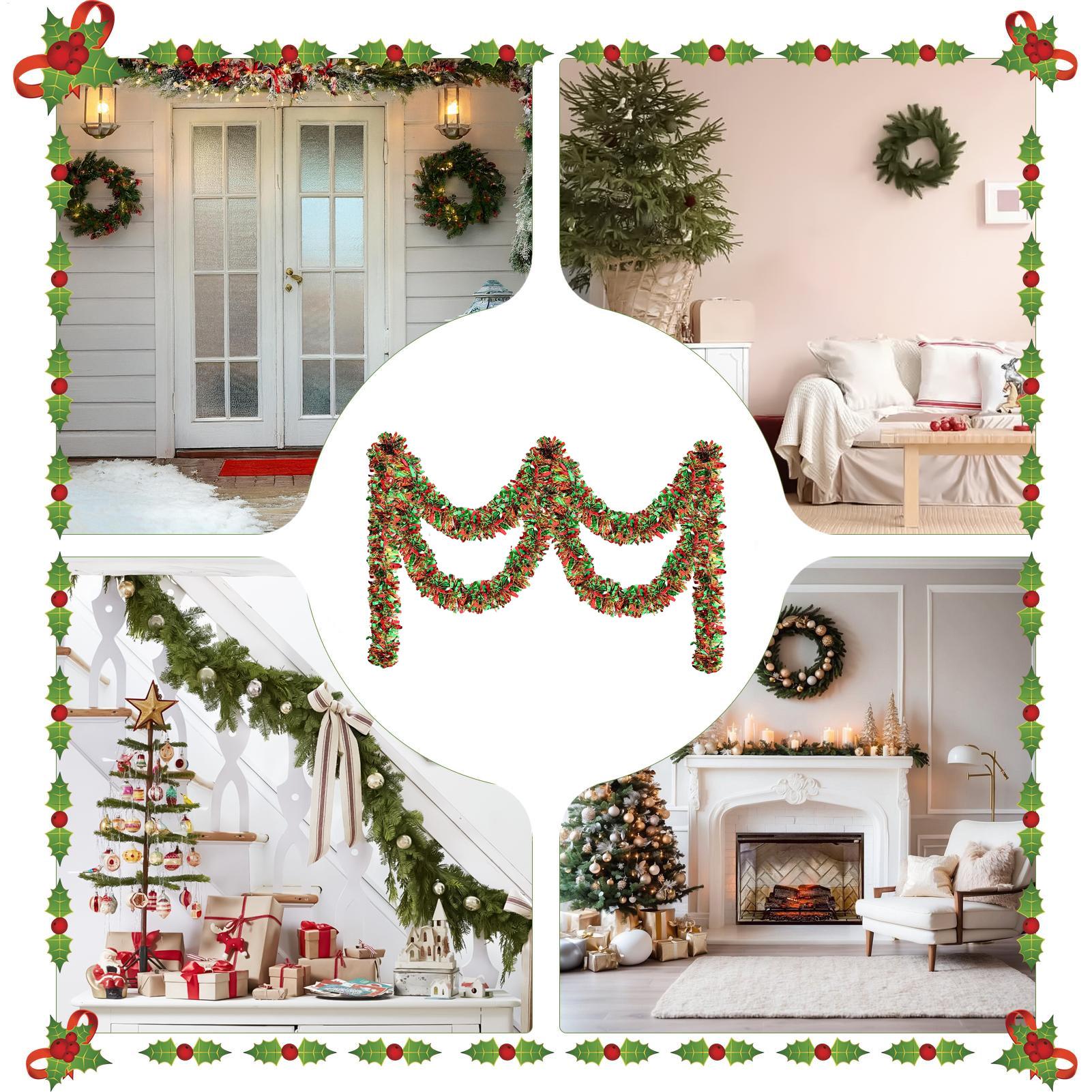 Noel Tinsel Garland Işıltılı 6 - Tinsel Garland Decoration incelemesi ve fiyatı