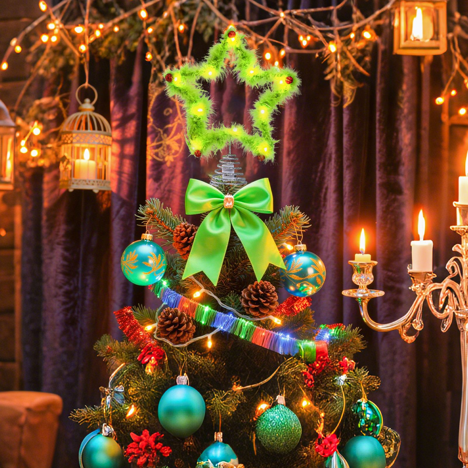 Noel Grinch Yıldız Ağacı Tepes - Star Tree Topper incelemesi ve fiyatı