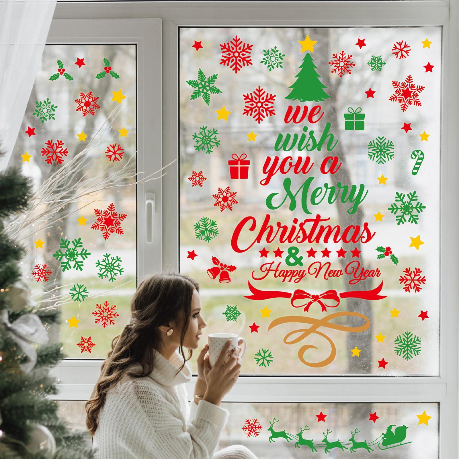 3 Parça Noel duvar çıkartmalar - Snowflake Window Decal incelemesi ve fiyatı