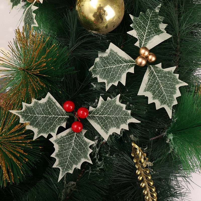 Yeşil yapraklar ile 5-50 adet  - Christmas Wreath Fake incelemesi ve fiyatı