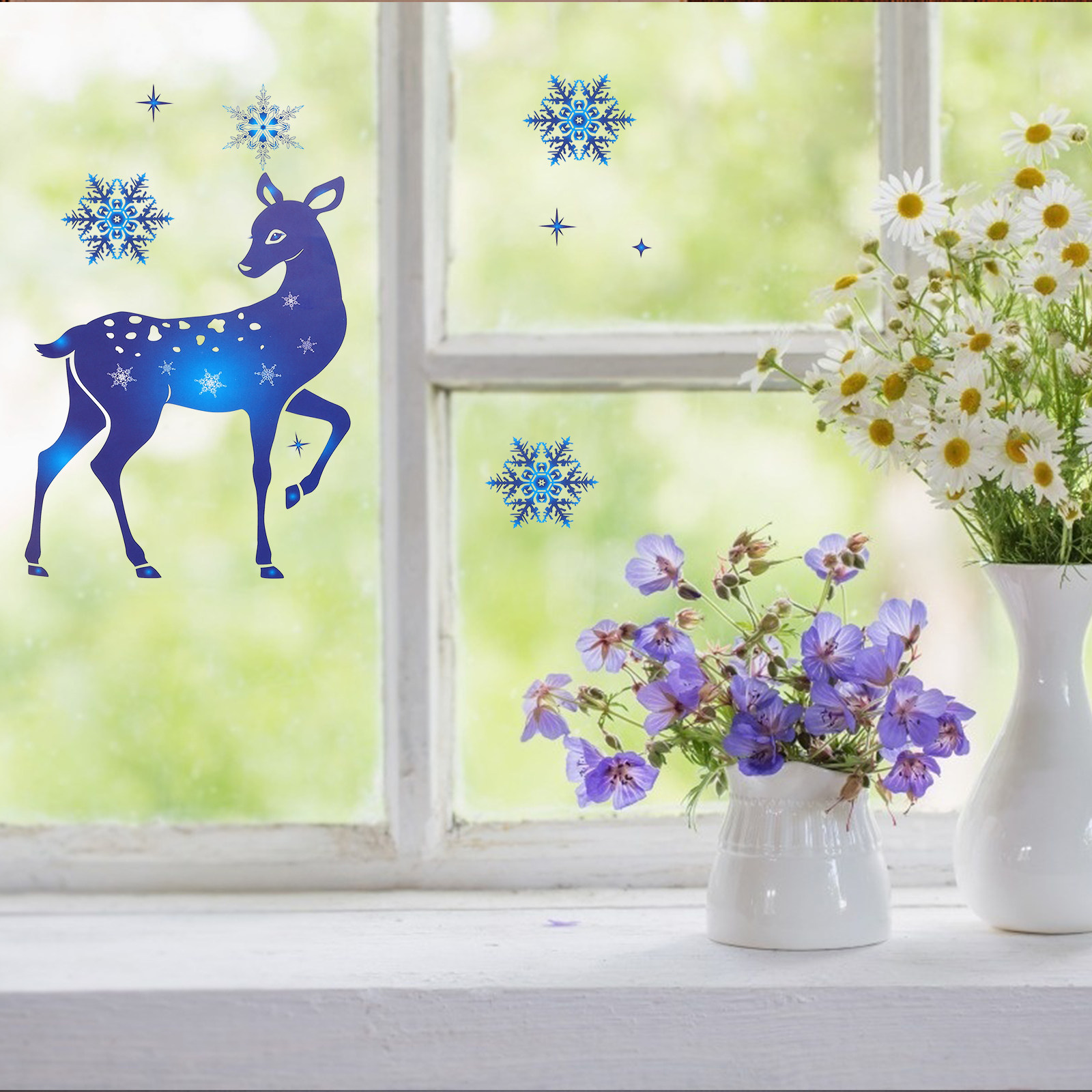 6 Adet Çıkartma Noel Pencere D - Snowflake Window Decal incelemesi ve fiyatı